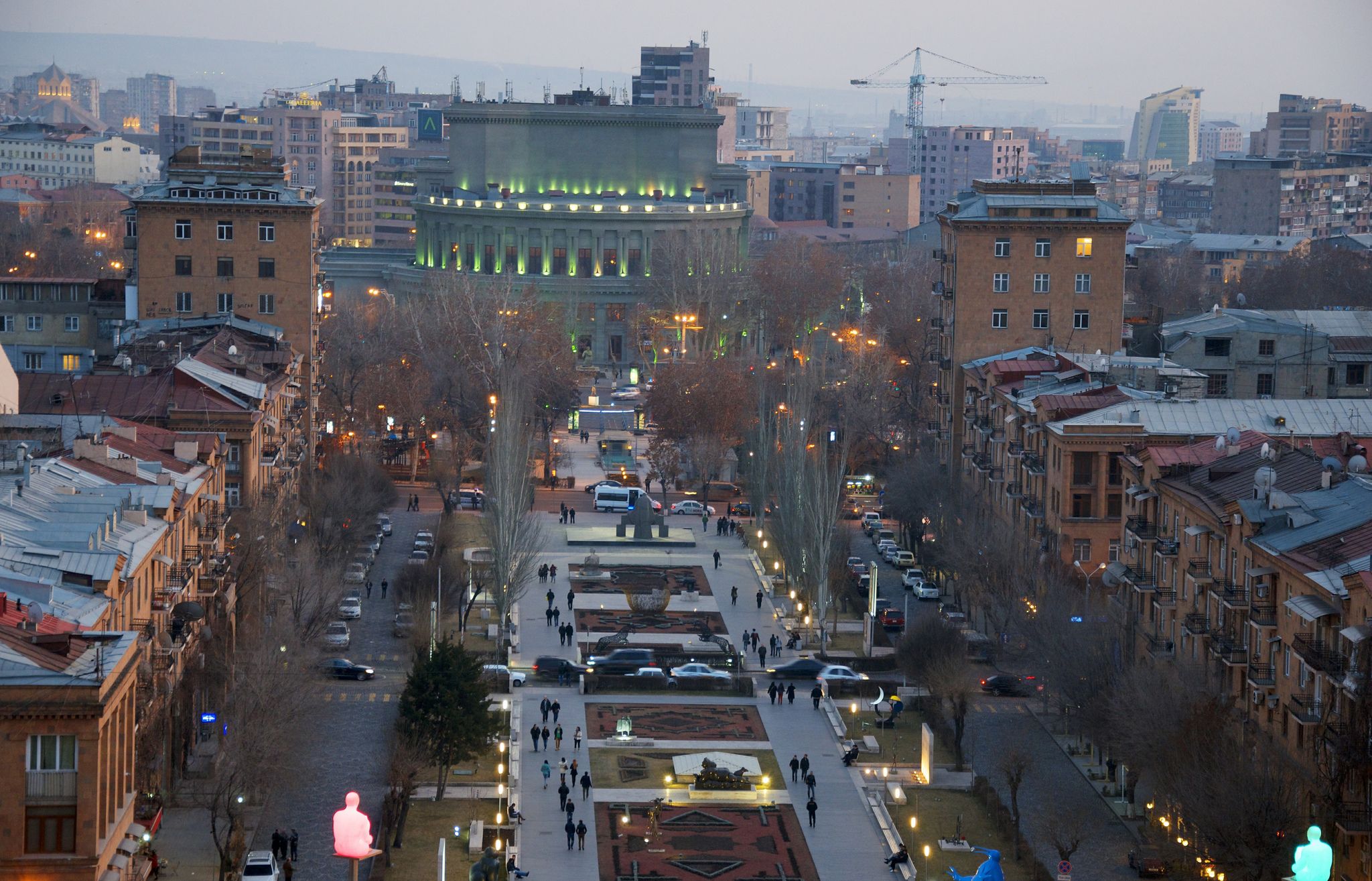 نمای کلی از ایروان